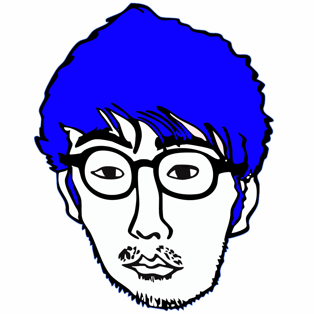 Blue portrait